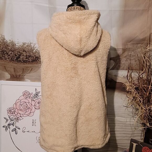 Southern Bliss Sherpa Style Jacket Vest Size S - Picture 5 of 8
